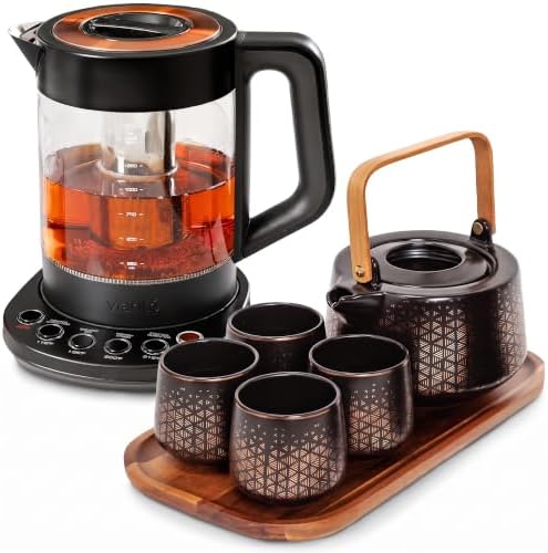 Viante Luxury Tea Set, Electric Kettle With Infuser, Gift for Tea Lovers by Viant%C3%A9