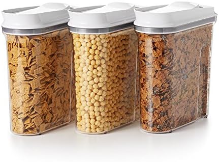 OXO Good Grips POP Airtight Cereal Dispenser 3-Piece Set, 3.4 Qt Each by Unknown