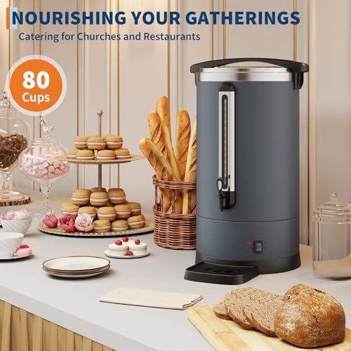 80 Cup Coffee Urn, 12 l Large Commercial Coffee Maker - Image 2