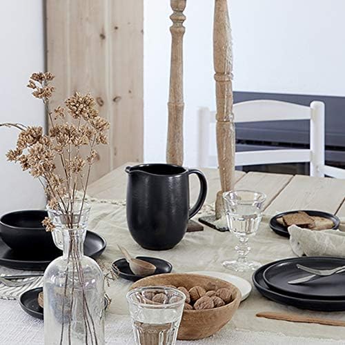 Casafina Ceramic Stoneware 55 oz. Pitcher - Pacifica Collection, Seed Grey | Microwave & Dishwasher Safe Dinnerware | Food Safe Glazing | Restaurant Quality Serveware - Image 2