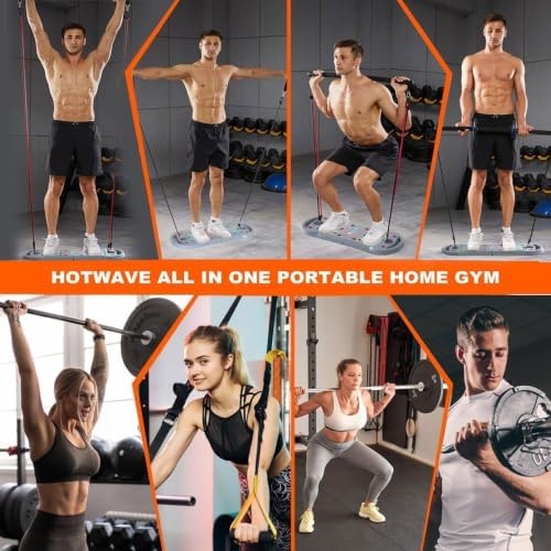 HOTWAVE Push Up Board, Portable PushUp Board, Foldable 20 in 1 Push Up Bar - Image 5