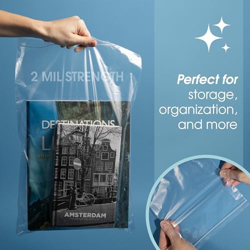 8” X 10” (1000 Count) Quart Clear Reclosable Zip Plastic Poly Bags - Image 6