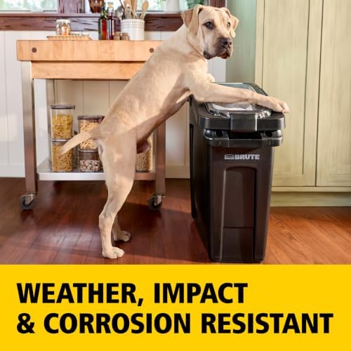 Rubbermaid Commercial Products BRUTE Air-tight 50 lb Feed Storage Container - Image 5