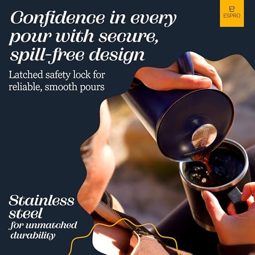 ESPRO P7 French Press, 18oz, Aegean Blue, Stainless Steel Coffee Maker - Image 5