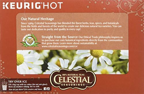 Celestial Seasonings Cinnamon Apple Spice Herbal Tea, Single-Serve Keurig K-Cup Pods, 72 Count - Image 5