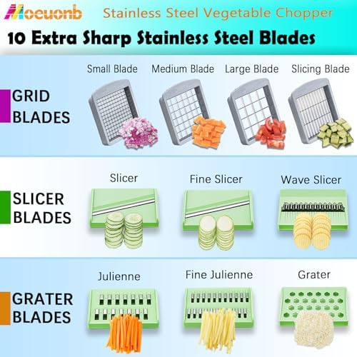 Vegetable Chopper Veggie Cutter Onion Food Potato Tomato Dicer With Blade - Image 6