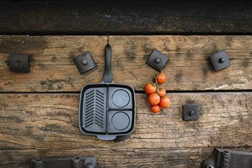 Gentlemen's Hardware Non-Stick Multi Section Frying Pan with Silicon Grip Handle - Image 6