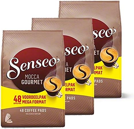 Senseo Mocca Gourmet Coffee Pods 144-count Pods, 48 Count (Pack of 3) by Senseo