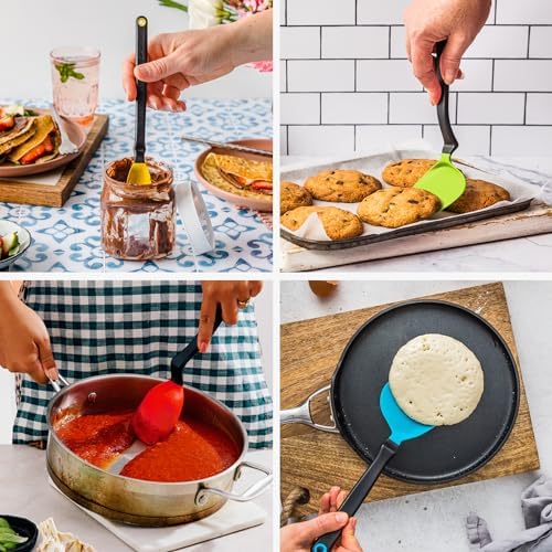 Dreamfarm Set of Essentials Silicone & Nylon Kitchen Utensils 4pc Set - Image 3