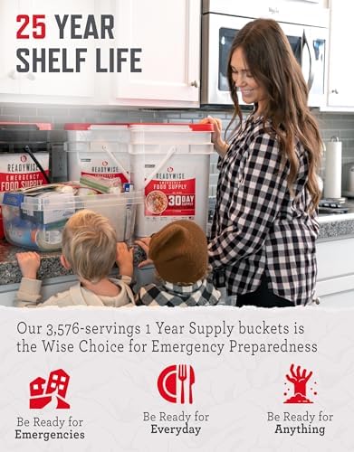 READYWISE Emergency Food Survival Supply 3,576 Servings, 24 Buckets - Image 3