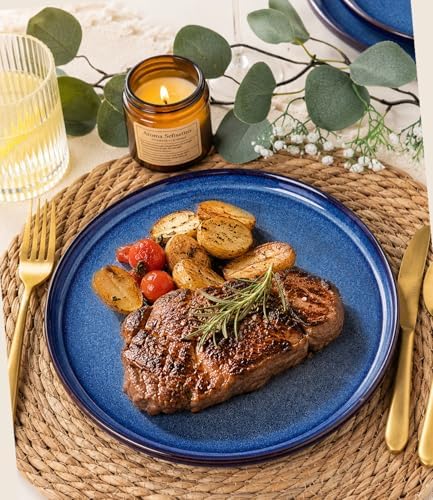 GBHOME Dinnerware Sets for 4, 12 Pieces Ceramic Plates and Bowls Set - Image 7
