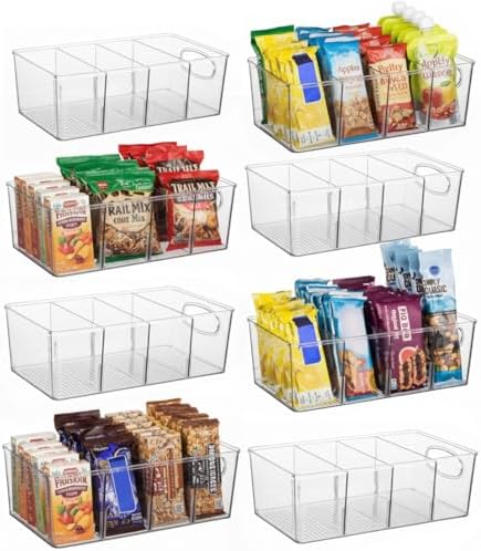 ClearSpace Pantry Organizers and Storage and Cabinet Organizer, 8 Pack by ClearSpace