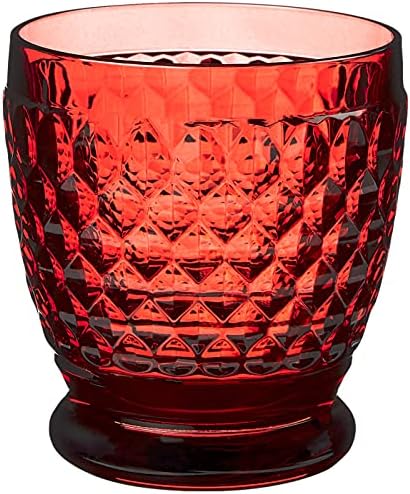 Villeroy & Boch Boston Old-Fashioned Glasses Set of 4, Red by Unknown