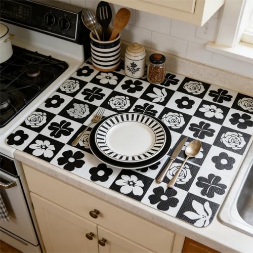 Drawer and Shelf Liner for Kitchen Cabinet,Non Adhesive Anti-Slip - Image 3