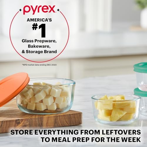 Pyrex Simply Store (8-Pack) Small Glass Food Storage Containers Set - Image 5