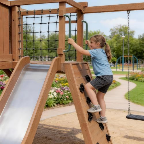 6 Pcs Green 17”Metal Playground Safety HandlesFor Indoor & Ourdoor - Image 7