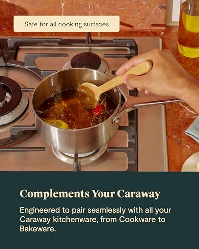 Caraway 9-Piece Wooden Kitchen Utensils Set for Cooking - Image 5