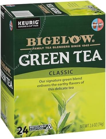 Bigelow Tea Green Tea K-Cup Pods, 24 Count (Pack of 4) by Bigelow
