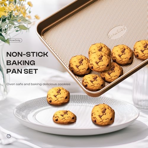 Baking Pans Set 8-Piece Bakeware Sets, Baking Sets for Nonstick Pan Set - Image 2