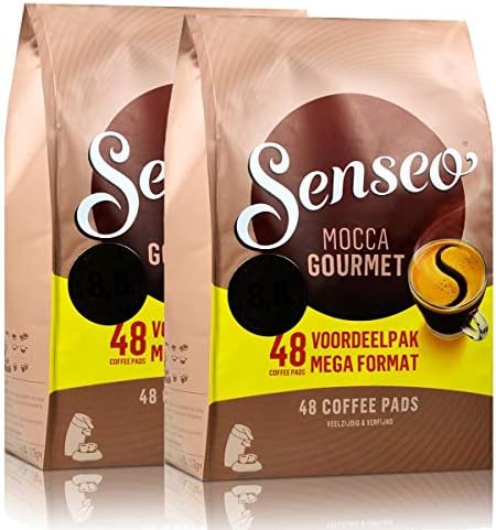 Senseo Mocca Gourmet Light Roast Coffee Pods - 96 Count (2 Packs) by Senseo
