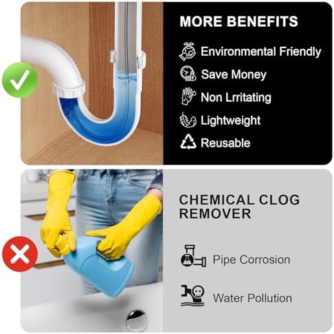 POPULO 25Ft Cordless Electric Toilet Drain Snake Auger For Toilet & drain - Image 4