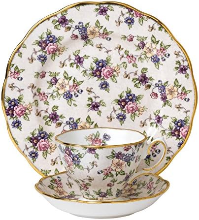 Royal Albert 100 Years 1940 3-Piece Set (Teacup, Saucer & Plate 8") by RoyalAlbert