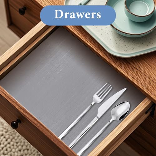 Shelf Liners for Kitchen Cabinets Non Adhesive Drawer Liner 12in x 30FT - Image 2