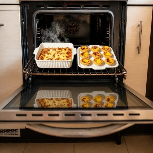 Casserole Dishes for Oven with Lid, Ceramic Baking Dishes Set of 3 - Image 6