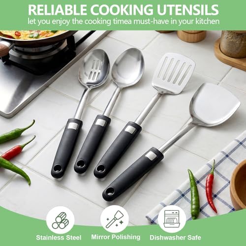 4pcs Stainless Steel Kitchen Utensils Cooking Utensils Set - Image 6
