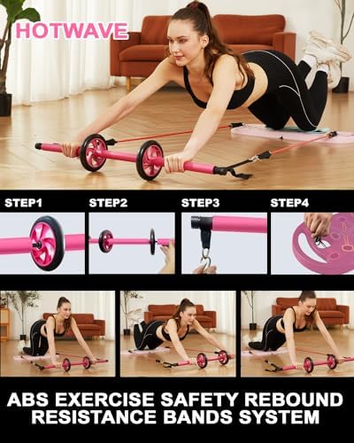 HOTWAVE Push Up Board, Portable PushUp Board, Foldable 20 in 1 Push Up Bar - Image 5