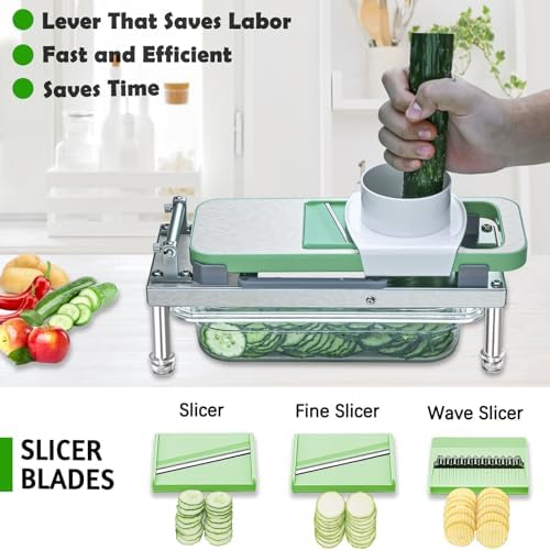 Vegetable Chopper Veggie Cutter Onion Food Potato Tomato Dicer With Blade - Image 3