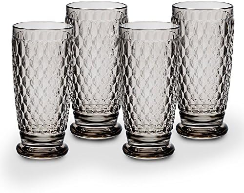 Villeroy & Boch Boston Smoke Crystal Highball Glasses, Set of 4 - Image 2