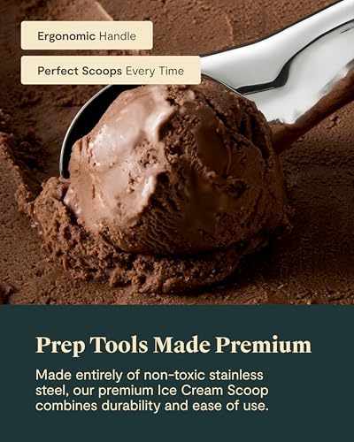Caraway Stainless Steel Ice Cream Scoop with Ergonomic Handle - Image 4