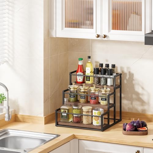 THYGIFTREE 3 Tier Liquor Bottle Display Shelf - Image 7