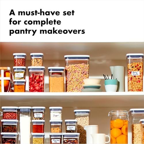 OXO Good Grips POP Airtight Food Storage Containers with Lids, 20-Piece Set - Image 2