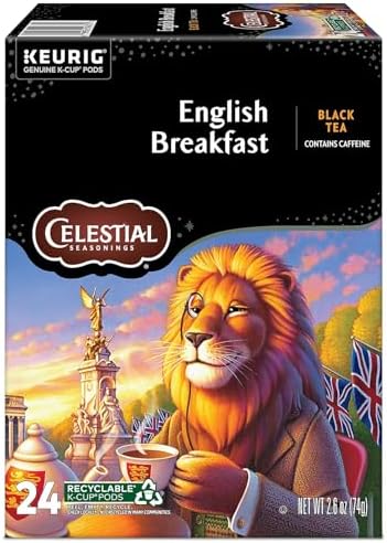 Celestial Seasonings English Breakfast Black Tea, Single-Serve Keurig K-Cup Pods, 24 Count - Image 5