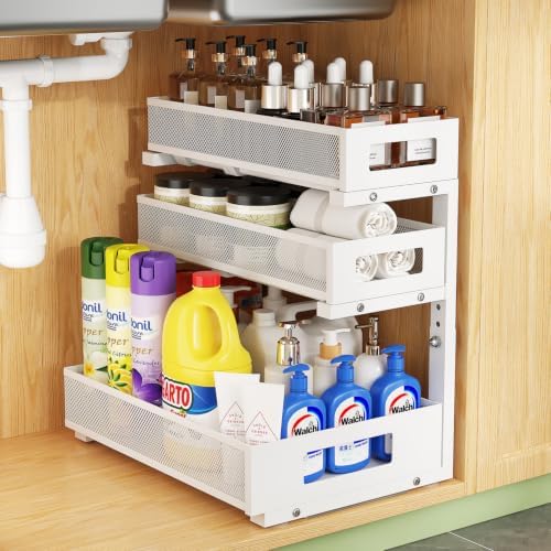 Under Sink Organizer,3-Tier Heavy Duty Pull out Cabinet Organizer Shelf by Unknown
