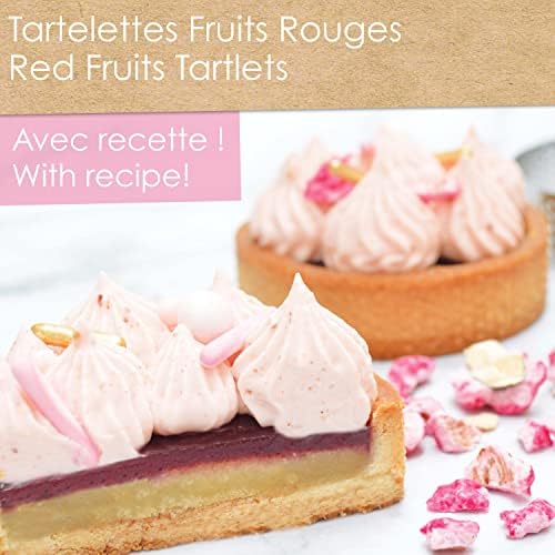 ScrapCooking 1322 4 Round Perforated Tart Circles - Individual Pie Circles Diameter 8 cm - Stainless Steel Frame Moulds - Uniform Baking - Pastry Accessories Cake Dessert - Image 6