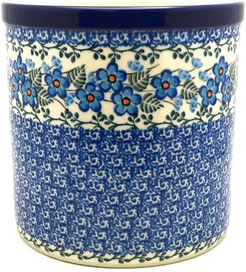 Polish Pottery Utensil Holder - Parisian Posies by Polish+Pottery+Gallery