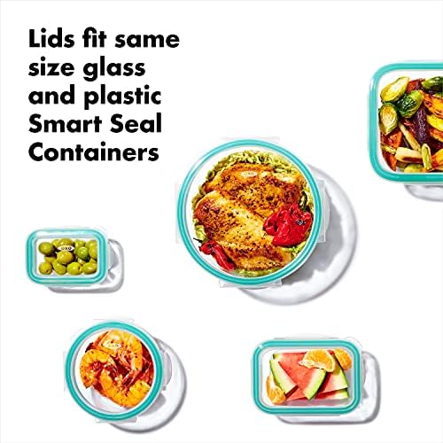 OXO Good Grips 30-Piece Plastic and Glass Food Storage Container Set - Teal - Image 4