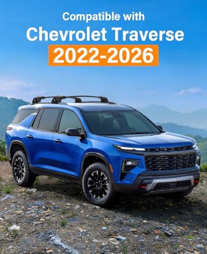 360lbs Roof Cross Bar Compatible for Chevrolet Traverse 2022-2026 - Image 2