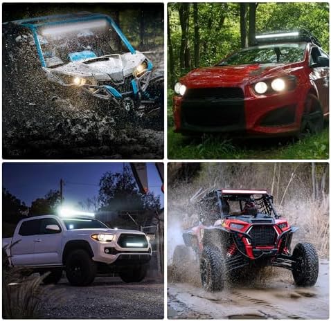 Nilight LED Light Bar 50 Inch Triple Row Spot Flood Combo Lights Red Shell with Wiring Harness Kit for Fog Driving Work Lighting on Off-Road Truck SUV ATV UTV - Image 7