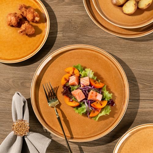 GBHOME Dinnerware Sets for 4, 12 Pieces Ceramic Plates and Bowls Set - Image 5