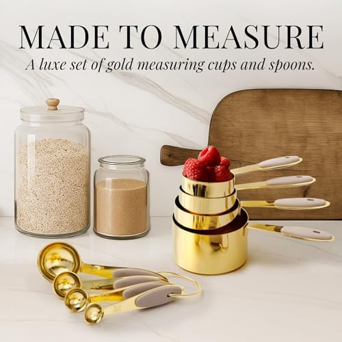 Styled Settings Beige and Gold Utensils Set, 23-Piece - Image 7