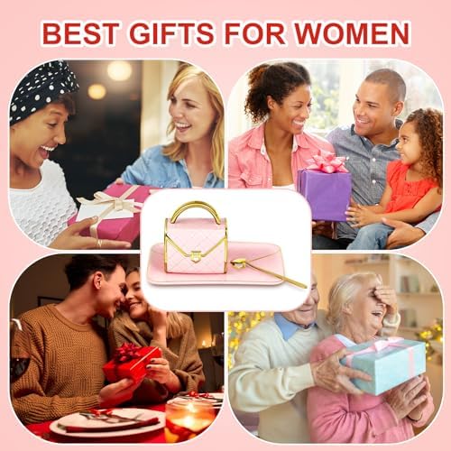 Zubebe 2 Sets Coffee Mug Elegant Handbag Shaped Cup,Pink - Image 6