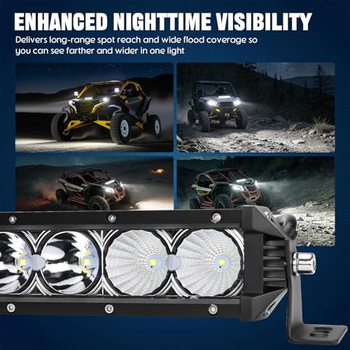 Chelhead 30W LED Light Bar with Extend Wiring & Heavy-Duty Mounting Bracket - Image 3