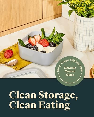 Caraway Glass Food Storage Container with Lid - Image 2