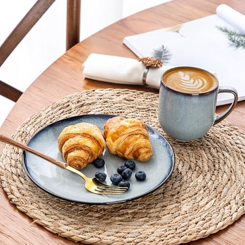 LeRatio Ceramic Dinnerware Sets for 4,16Pcs Porcelain Plates and Bowls Set - Image 3