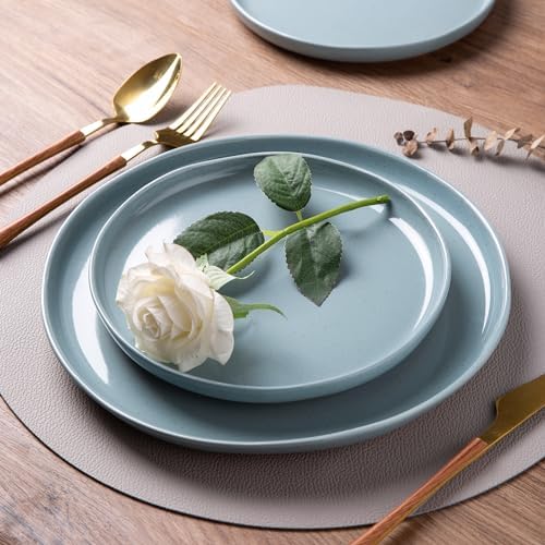 AmorArc Dinnerware Sets for 6, 18 Pieces Ceramic Plates and Bowls Set - Image 2