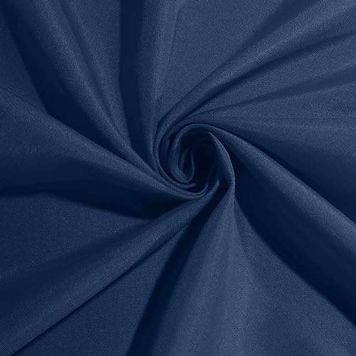 25 pcs 17-Inch Navy Blue Polyester Table Napkins Reusable Washable Wedding Party Dinner Linens Tableware Supplies - Image 3